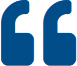 Quotation marks in blue color