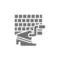 Tiling and grouting icon design
